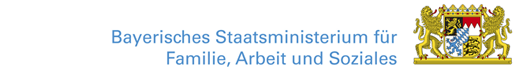 Logo: Bayerisches Staatministerium für Familie, Arbeit und Soziales
